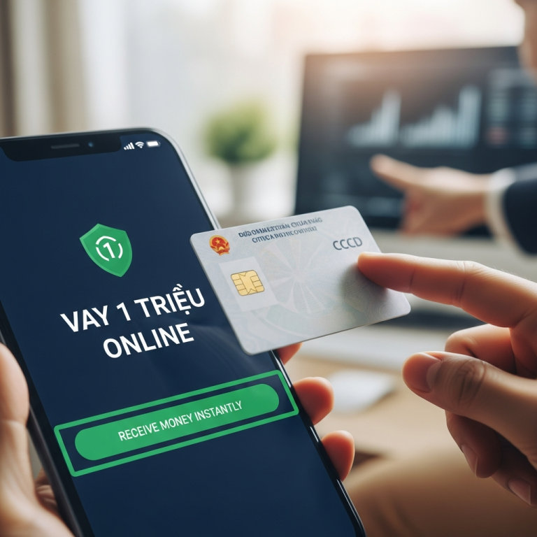Vay 1 triệu online nhanh nhất: Nhận tiền ngay chỉ cần CCCD